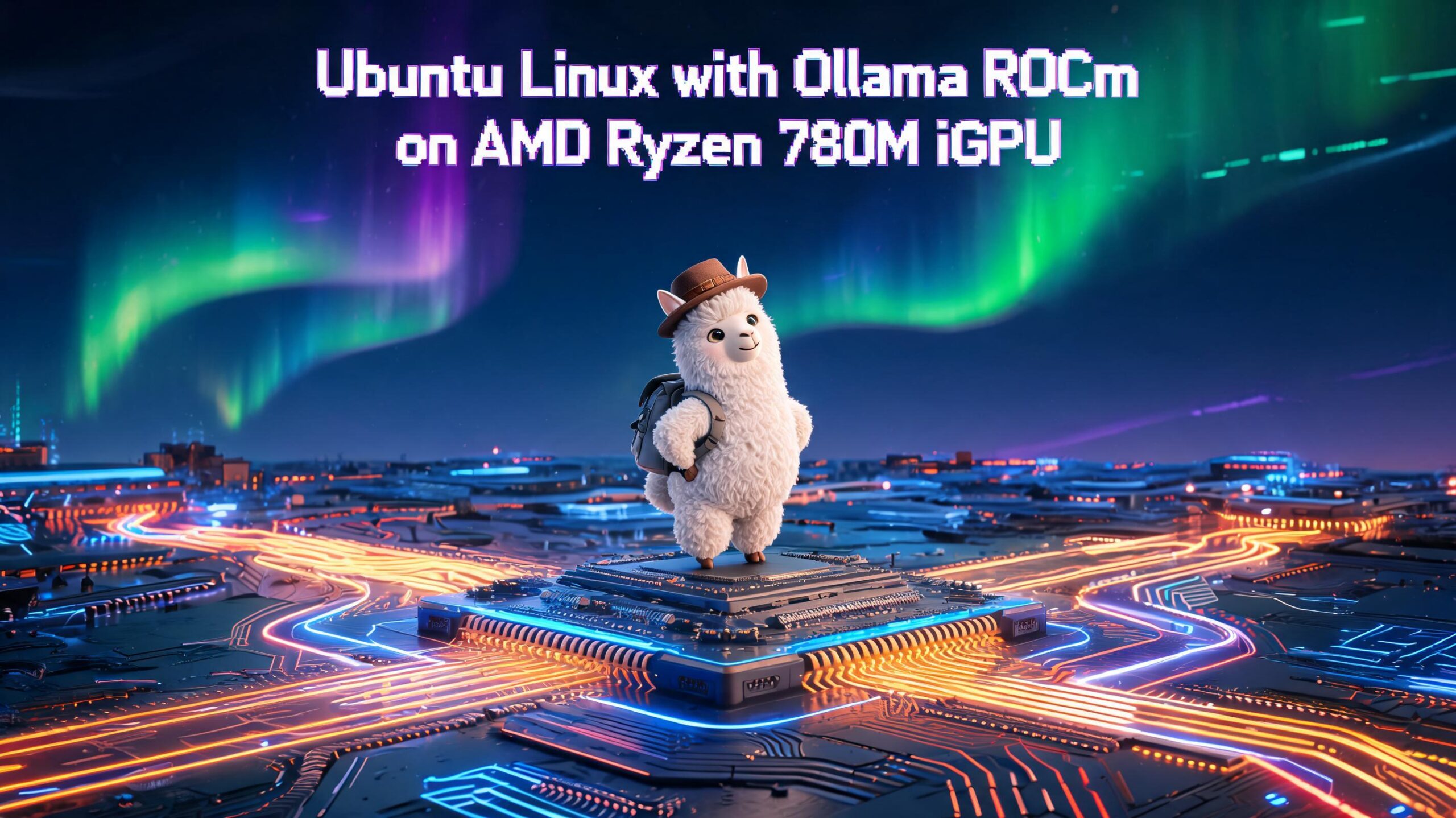 Ubuntu Linux with Ollama ROCm on AMD Ryzen 780M iGPU