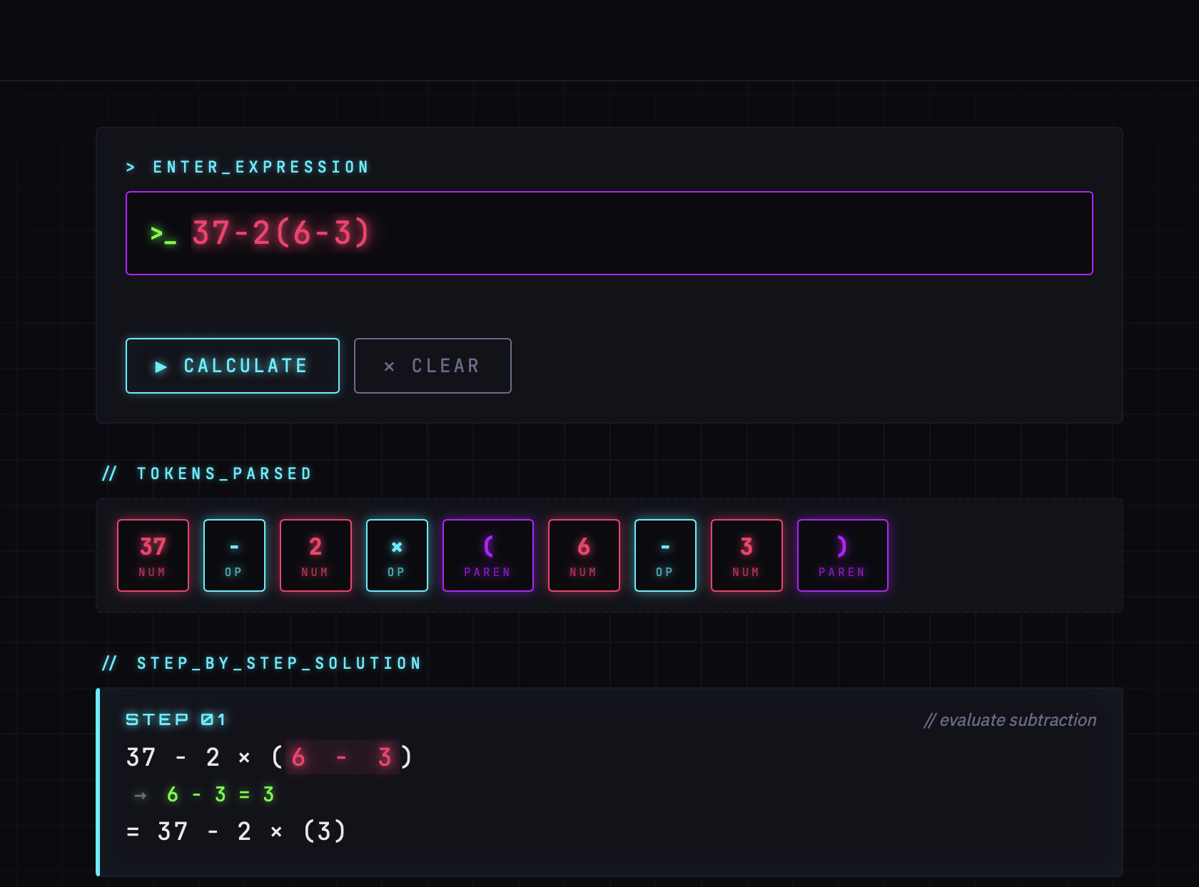 MathViz: A Step-by-Step Math Visualizer